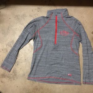 Lightly used women’s athletic top with the Utah Utes (University of Utah) logo